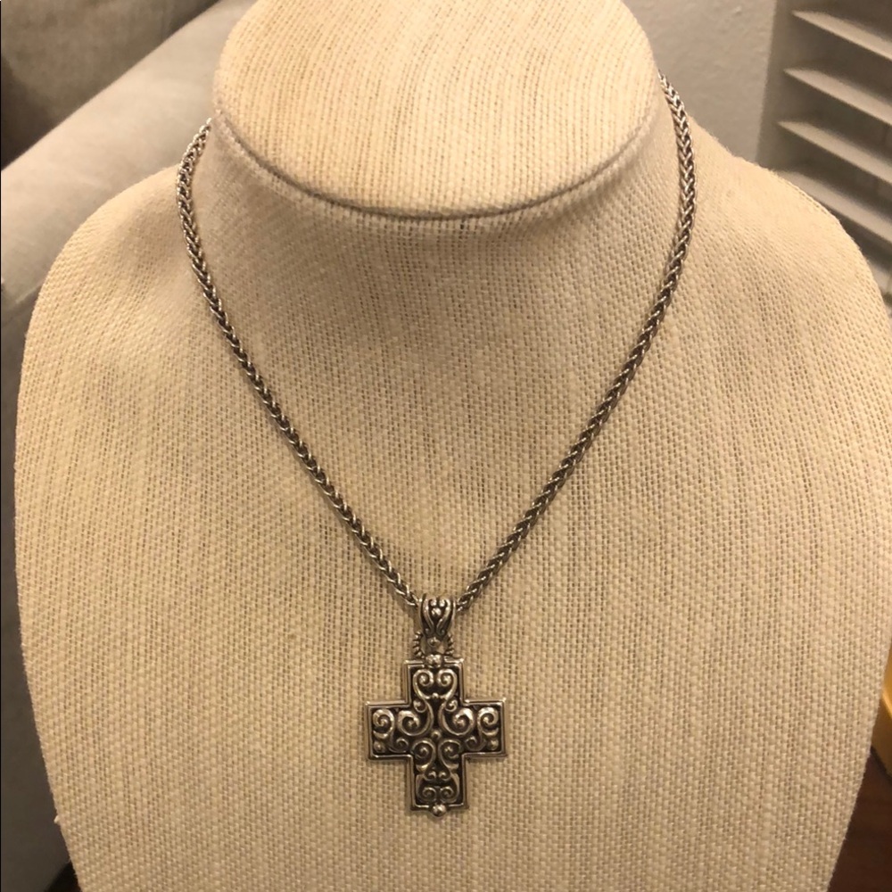 Brighton Cross Silver Necklace
